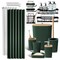 Clara Clark Shower Caddy & Bathroom Accessories Set with Bath Rugs